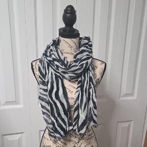 Zebra Print Scarf